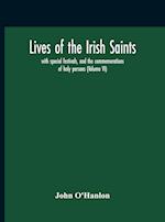 Lives Of The Irish Saints