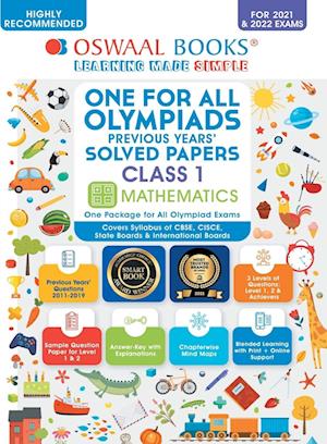 Oswaal One for All Olympiad Previous Years Solved Papers, Class-1 Mathematics Book (For 2021-22 Exam)