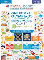 Oswaal One for All Olympiad Previous Years Solved Papers, Class-1 Mathematics Book (For 2021-22 Exam) 