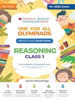 Oswaal One For All Olympiad Previous Years' Solved Papers, Class-1 Reasoning Book (For 2023 Exam) 