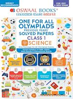 Oswaal One for All Olympiad Previous Years' Solved Papers, Class-1 Science Book (For 2021-22 Exam) 