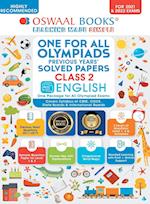 Oswaal One for All Olympiad Previous Years' Solved Papers, Class-2 English Book (For 2021-22 Exam) 