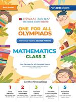 Oswaal One For All Olympiad Previous Years' Solved Papers, Class-3 Mathematics Book (For 2022-23 Exam) 