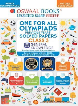 One for All Olympiad Previous Years' Solved Papers, Class-3 General Knowledge Book (For 2022 Exam)