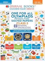 One for All Olympiad Previous Years' Solved Papers, Class-3 General Knowledge Book (For 2022 Exam) 