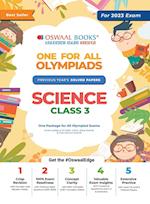 Oswaal One For All Olympiad Previous Years' Solved Papers, Class-3 Science Book (For 2023 Exam) 