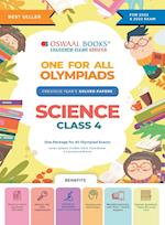 Oswaal One For All Olympiad Previous Years' Solved Papers, Class-4 Science Book (For 2022-23 Exam) 