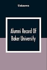 Alumni Record Of Baker University