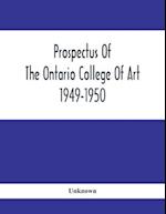 Prospectus Of The Ontario College Of Art