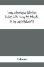 Surrey Archaeological Collections Relating To The History And Antiquities Of The County (Volume Vi)