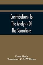 Contributions To The Analysis Of The Sensations 