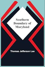 Southern Boundary Of Maryland 