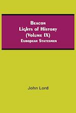 Beacon Lights of History (Volume IX)