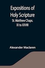 Expositions of Holy Scripture