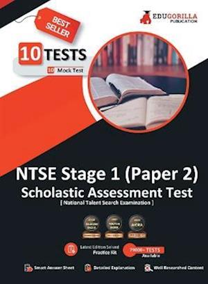 NTSE Stage 1 Paper 2 : SAT (Scholastic Assessment Test) Book | National Talent Search Exam | 10 Full-length Mock Tests (1000+ Solved Questions) | Free