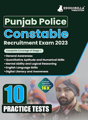 Punjab Police Constable Exam 2023 (Male & Female) - 10 Full Length Practice Mock Tests with Free Access to Online Tests