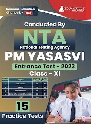 NTA PM Yasasvi Class XI Exam Prep Book 2023 (English Edition) | Scholarship Scheme | 15 Practice Tests (1500 Solved MCQs) with Free Access To Online Tests