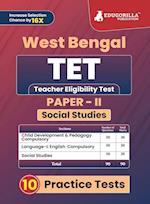 West Bengal TET Paper - II (Social Studies) Exam Book 2023 (English Edition) | Teacher Eligibility Test | 10 Practice Tests (1800 Solved MCQs) with Free Access To Online Tests