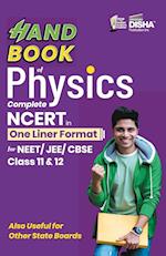 HandBook of Physics - Complete NCERT in One Liner Format for NEET/ JEE/ CBSE Class 11 & 12 