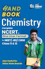 HandBook of Chemistry - Complete NCERT in One Liner Format for NEET/ JEE/ CBSE Class 11 & 12 