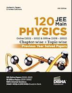 Disha 120 JEE Main Physics Online (2022 - 2012) & Offline (2018 - 2002) Chapter-wise + Topic-wise Previous Year Solved Papers 6th Edition | NCERT Chap