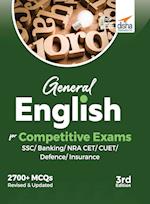 General English for Competitive Exams - SSC/ Banking/ NRA CET/ CUET/ Defence/ Insurance - 3rd Edition 