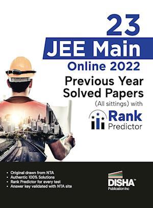 23 JEE Main Online 2022 Previous Year Solved Papers (All sittings) with Rank Predictor