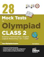 28 Mock Test Series for Olympiads Class 2 Science, Mathematics, English, Logical Reasoning, GK & Cyber 3rd Edition 