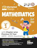 Olympiad Champs Mathematics Class 1 with Chapter-wise Previous 10 Year (2013 - 2022) Questions 4th Edition | Complete Prep Guide with Theory, PYQs, Past & Practice Exercise |