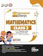 Olympiad Champs Mathematics Class 3 with Chapter-wise Previous 10 Year (2013 - 2022) Questions 5th Edition | Complete Prep Guide with Theory, PYQs, Past & Practice Exercise |