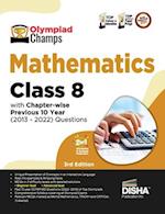 Olympiad Champs Mathematics Class 8 with Chapter-wise Previous 10 Year (2013 - 2022) Questions 5th Edition | Complete Prep Guide with Theory, PYQs, Past & Practice Exercise |