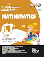 Olympiad Champs Mathematics Class 4 with Chapter-wise Previous 10 Year (2013 - 2022) Questions 5th Edition | Complete Prep Guide with Theory, PYQs, Past & Practice Exercise |