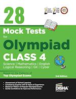 28 Mock Test Series for Olympiads Class 4 Science, Mathematics, English, Logical Reasoning, GK & Cyber 2nd Edition 