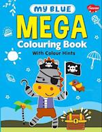 My Blue Mega Colouring book