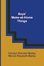 Boys' Make-at-Home Things