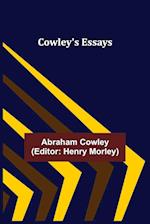 Cowley's Essays 