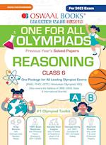 Oswaal One For All Olympiad Previous Years' Solved Papers, Class-6 Reasoning Book (For 2023 Exam) 