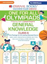 Oswaal One For All Olympiad Previous Years' Solved Papers, Class-6 General Knowledge Book (For 2023 Exam) 