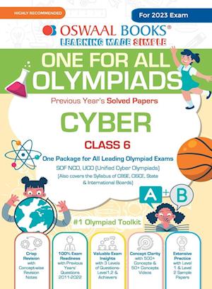 Oswaal One For All Olympiad Previous Years' Solved Papers, Class-6 Cyber Book (For 2023 Exam)