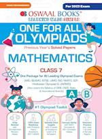 Oswaal One For All Olympiad Previous Years' Solved Papers, Class-7 Mathematics Book (For 2023 Exam) 