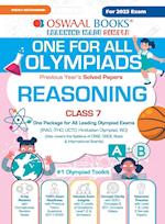 Oswaal One For All Olympiad Previous Years' Solved Papers, Class-7 Reasoning Book (For 2023 Exam) 