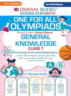 Oswaal One For All Olympiad Previous Years' Solved Papers, Class-7 General Knowledge Book (For 2023 Exam)