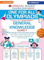 Oswaal One For All Olympiad Previous Years' Solved Papers, Class-7 General Knowledge Book (For 2023 Exam) 