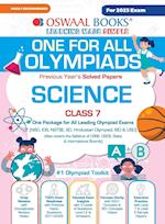 Oswaal One For All Olympiad Previous Years' Solved Papers, Class-7 Science Book (For 2023 Exam) 