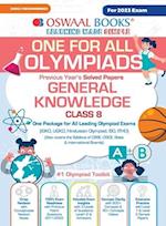 Oswaal One For All Olympiad Previous Years' Solved Papers, Class-8 General Knowledge Book (For 2023 Exam) 