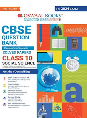 Oswaal CBSE Chapterwise & Topicwise Question Bank Class 10 Social Science Book (For 2023-24 Exam)