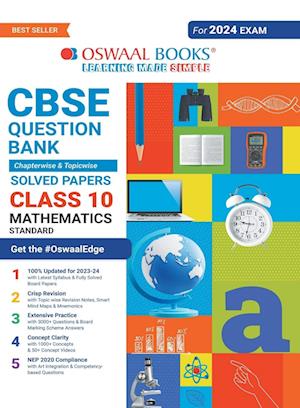 Oswaal CBSE Chapterwise & Topicwise Question Bank Class 10 Mathematics Standard Book (For 2023-24 Exam)