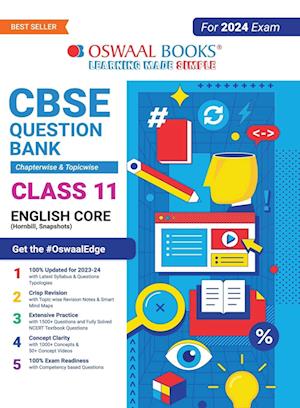 Oswaal CBSE Chapterwise & Topicwise Question Bank Class 11 English Core Book (For 2023-24 Exam)