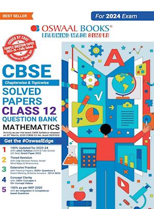 Oswaal CBSE Class 12 Mathematics Question Bank 2023-24 Book