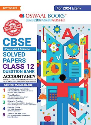 Oswaal CBSE Class 12 Accountancy Question Bank 2023-24 Book